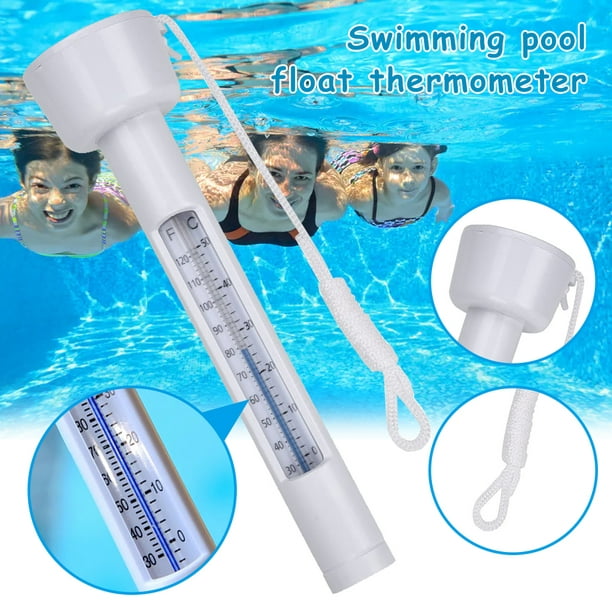 for All Outdoor & Indoor Swimming Pools Jacuzzis & Aquariums Swimming Pool Thermometer with Rope Yuema Floating Pool Thermometer Hot Tubs Cartoon Water Temperature Thermometers Spas